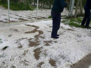 Elmalı’yı Önce Don, Şimdi De Dolu Vurdu
