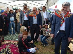AK Parti Çumra’da Seçim Çalışmalarını Sürdürdü