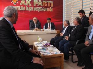 Yılmaz, Tortum’da Destek Turunda