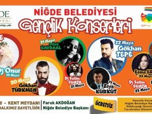 Niğde’de Gençlik Konserleri Başlıyor