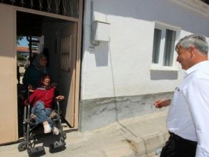 Başkan Yaralı’dan Semiha’ya Tekerlekli Sandalye Sözü