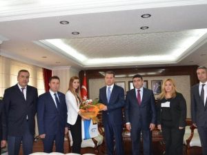 SGK Heyetinden Vali Çelik’e Ziyaret