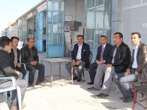 Başkan Kale’den Sanayi Esnafına Ziyaret