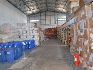 Lojistik Deposu Olası Bir Afete Karşı Hazır Vaziyette