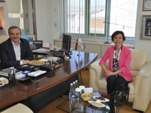DTSO Başkanı Çakır Rektör Şerifoğlu’nu Ağırladı