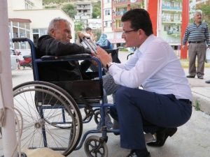 AK Parti Milletvekili Adayı Uslu’dan Hastalara Moral Ziyareti