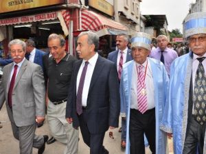 Vali Büyük Ve Başkan Barışık, Kazancılar Çarşısı’nda