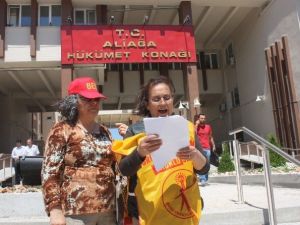 Aliağa Vergi Dairesi Çalışanlarından İş Bırakma Eylemi
