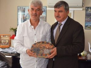 Malatyalılar Derneği Başkanı Ateş’den Başkan Ceylan’a Ziyaret