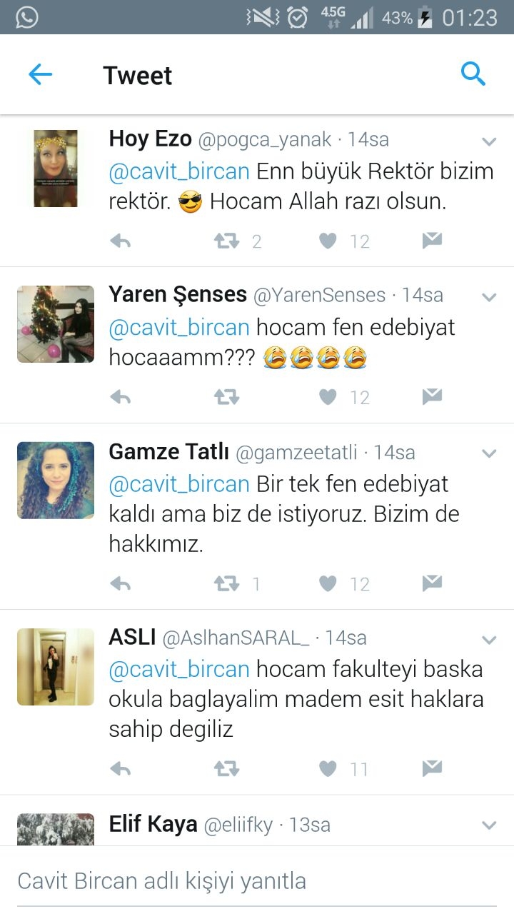 Rektör Prof. Dr. Cavit Bircan Twitter'ı Salladı. 9