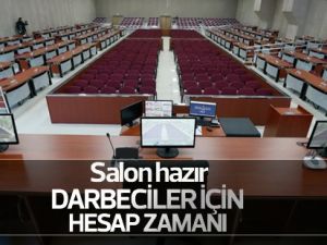 İzmir'de darbecilerin yargılanacağı salon hazırlandı