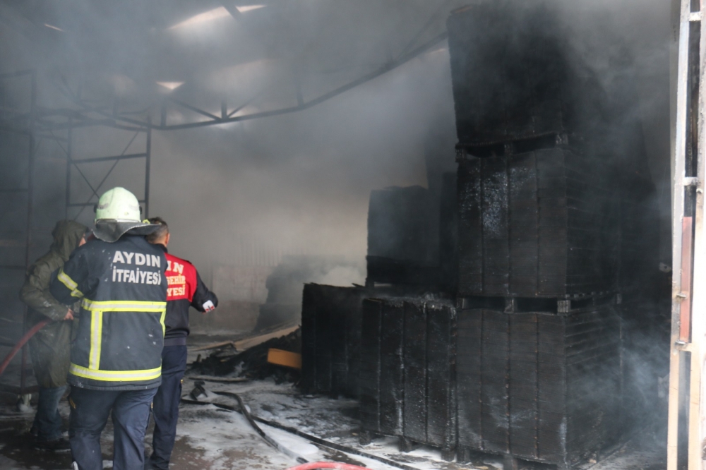 Nazilli'de alevler yükseldi 9