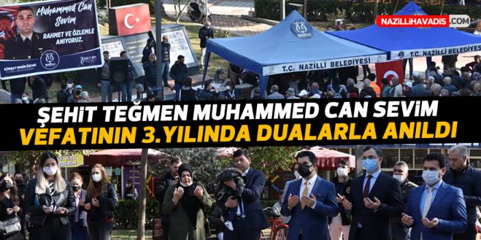 Şehit Teğmen vefatının 3. yılında Nazilli’de anıldı