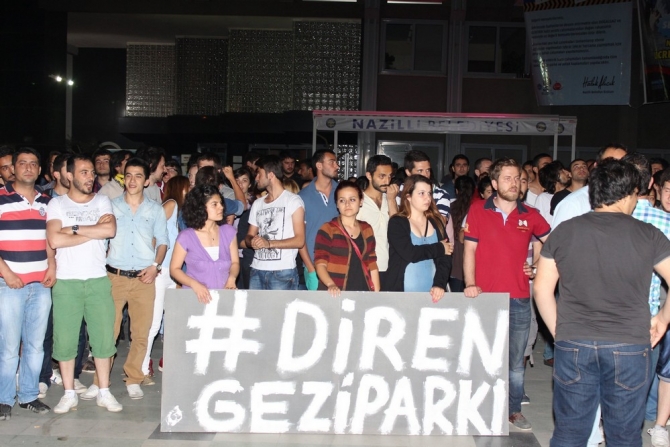 NAZİLLİ GEZİ PARKA DESTEK VERDİ 1