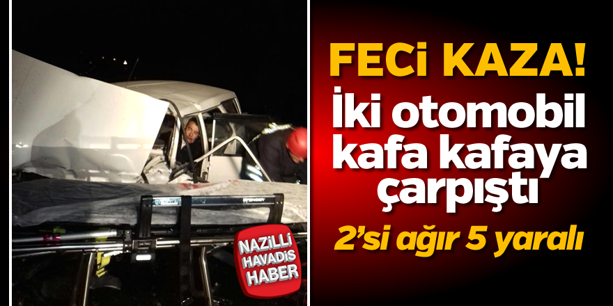 Feci kaza; 2'si ağır 5 yaralı