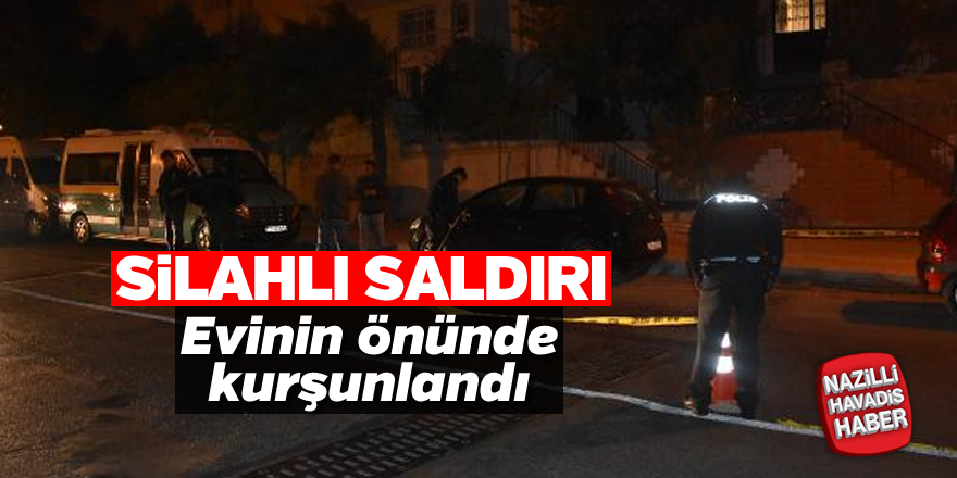 Evinden çıkarken kurşunlanarak öldürüldü