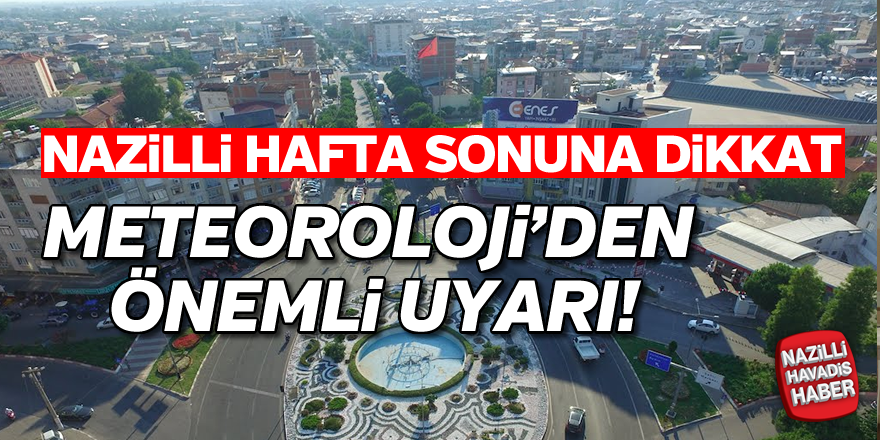 Meteoroloji'den hafta sonu uyarısı!