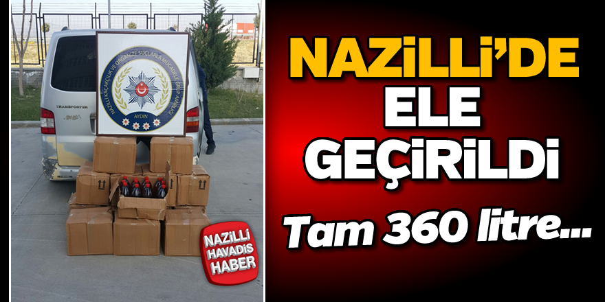 Nazilli'de ele geçirildi