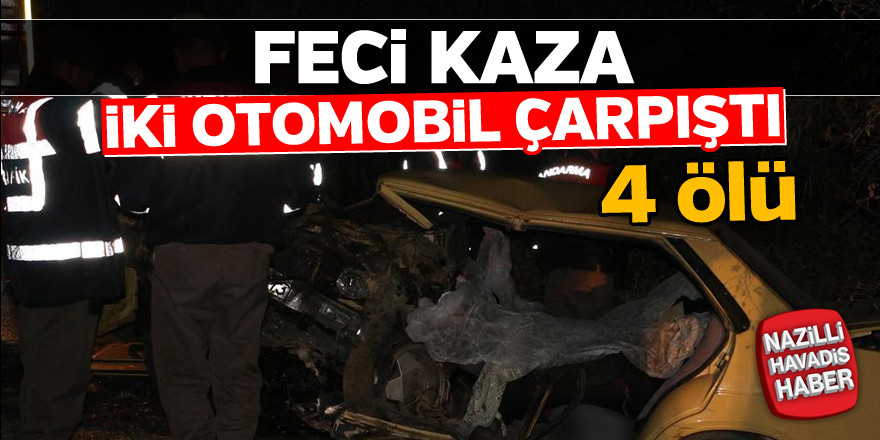 Feci Trafik Kazası; 4 ölü