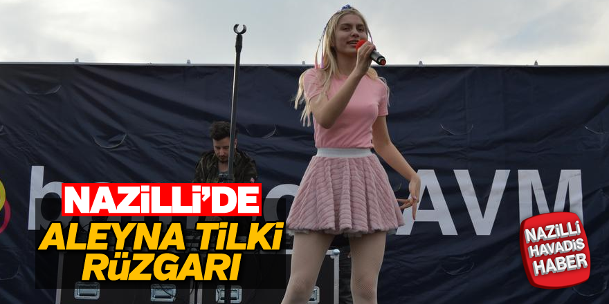 Nazilli Aleyna Tilki ile "Kışa Merhaba" dedi