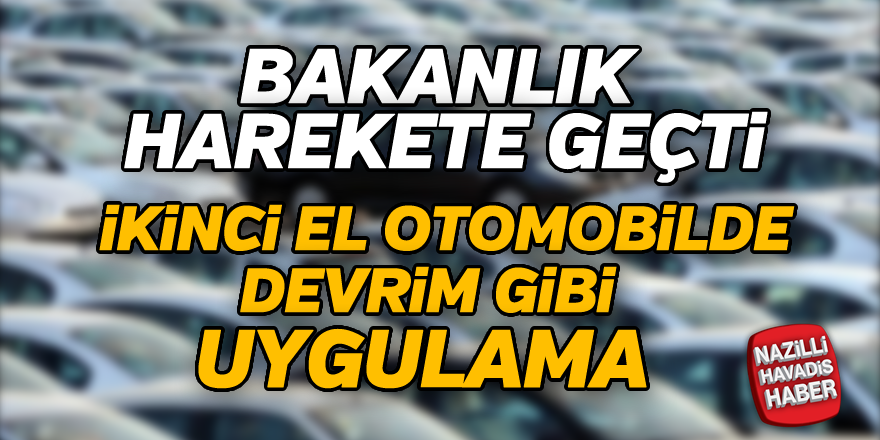 İkinci el otomobilde devrim gibi uygulama