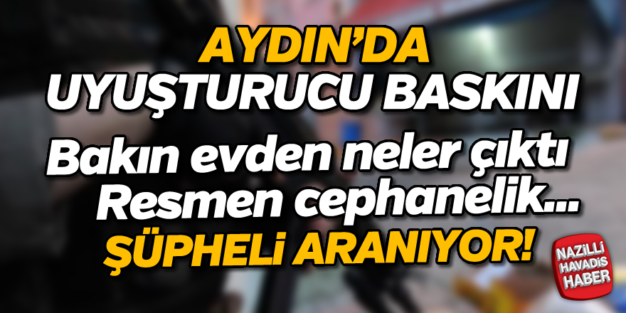 Aydın'da uyuşturucu operasyonu