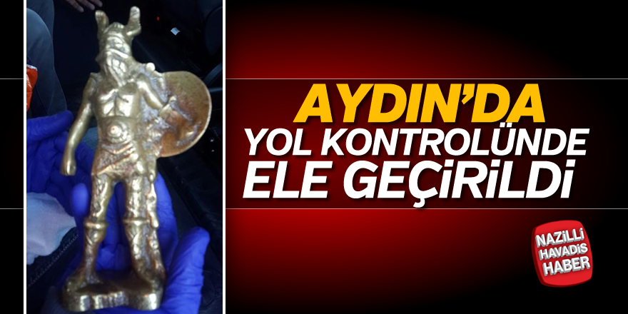 Aydın'da yol kontrolünde ele geçirildi