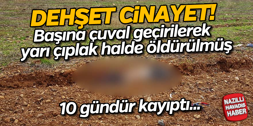 Dehşet cinayet! Tarladan koku gelince...