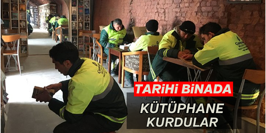 Tarihi Binada Kütüphane Kurdular