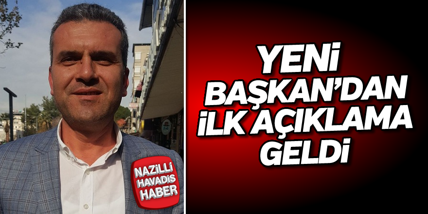 Bülent Sayar'dan ilk açıklama:"Hedefimiz Nazilli Belediyesi"