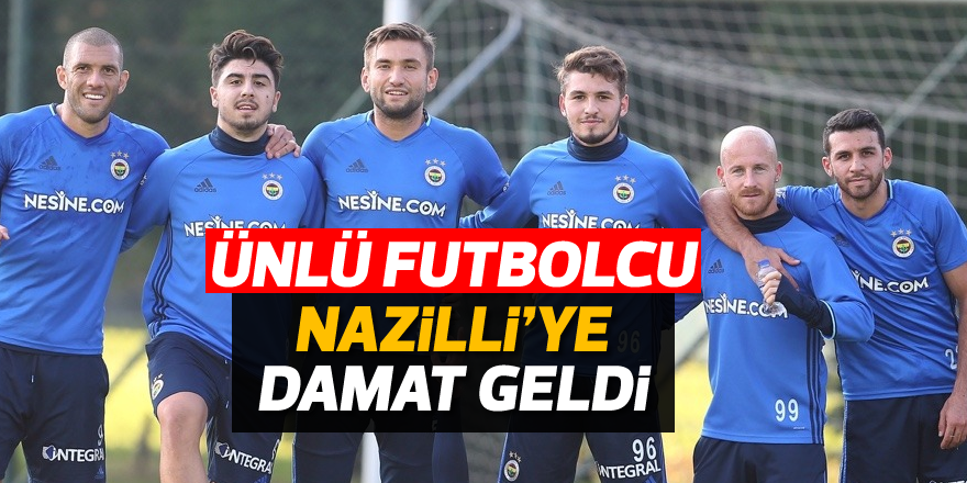 Ünlü futbolcu Nazilli'ye damat geldi