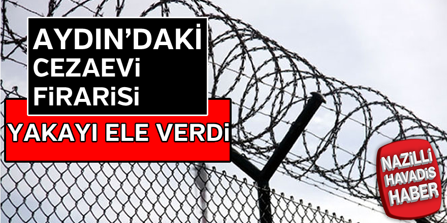 Cezaevi firarisi yakalandı