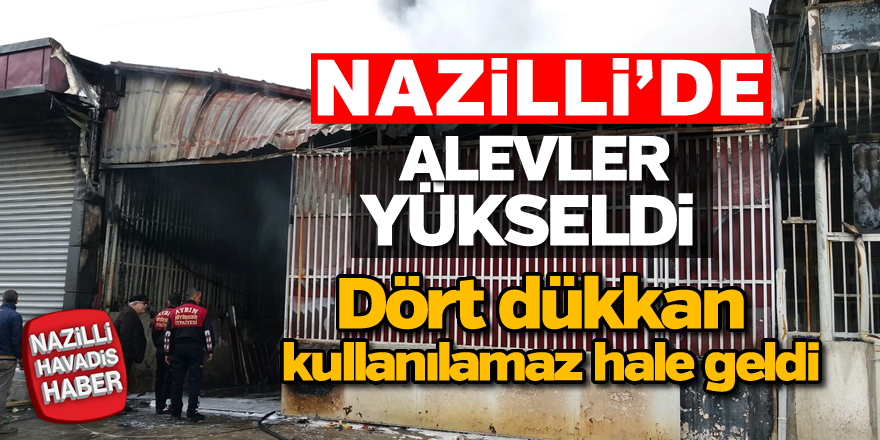 Nazilli'de dev yangın