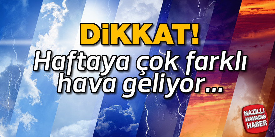 Dikkat! Haftaya hava durumu bakın nasıl olacak