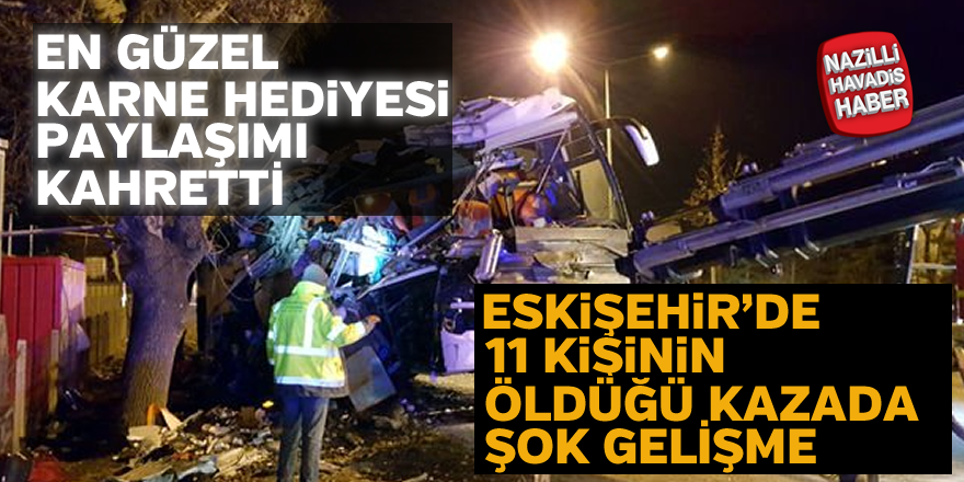 Eskişehir'de 11 kişinin öldüğü kazada gözaltına alınan 2 sürücü adliyeye sevk edildi