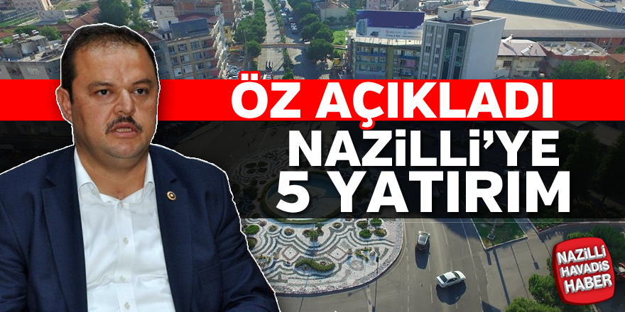 Nazilli'ye sağlık sektöründe 5 yatırım