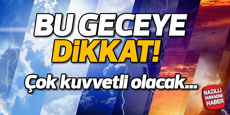 Meteoroloji'den önemli uyarı!