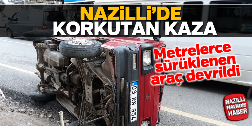 Nazilli'de trafik kazası;1 yaralı