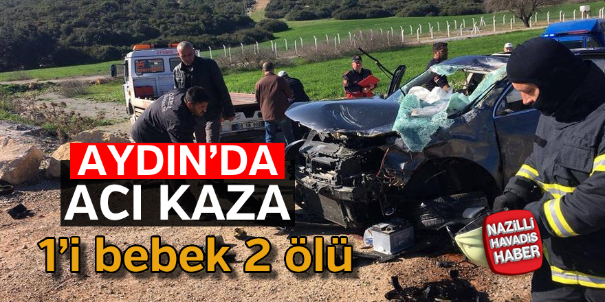 Aydın'da acı kaza