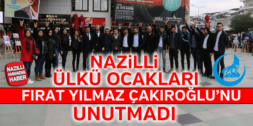 Ülkücü gençlik Fırat'ını unutmadı