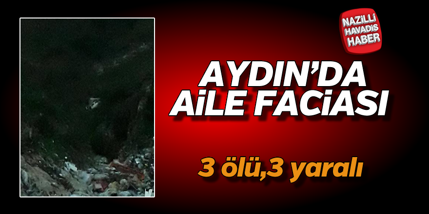 Aydın'da aile faciası