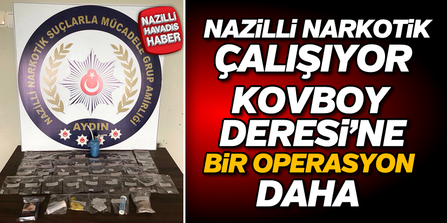 Nazilli'de uyuşturucu operasyonu; 1 tutuklama