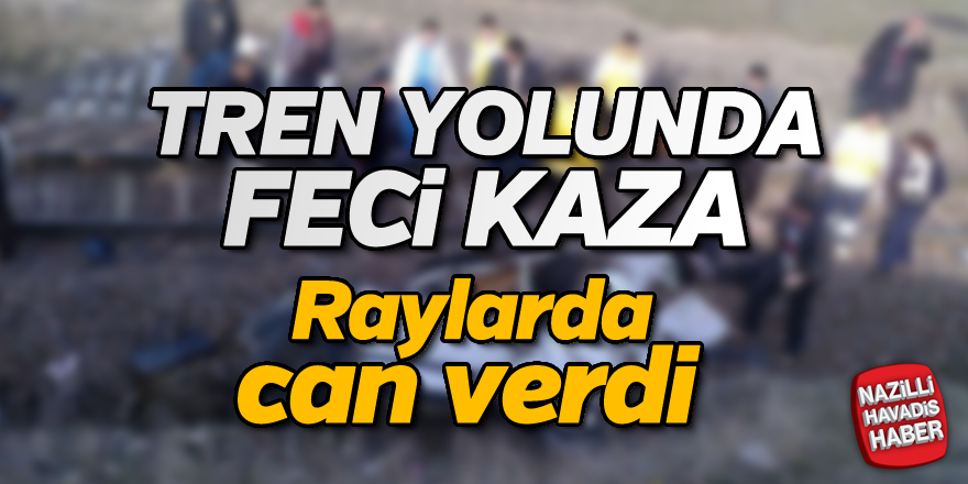 Tren yolunda feci kaza!