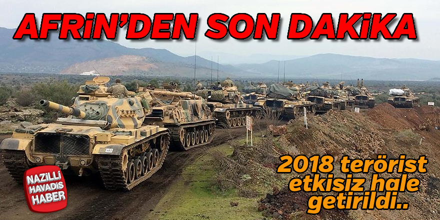 Afrin'den son dakika