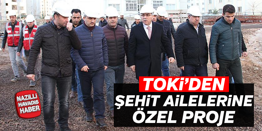 TOKİ'den şehit ailelerine özel proje