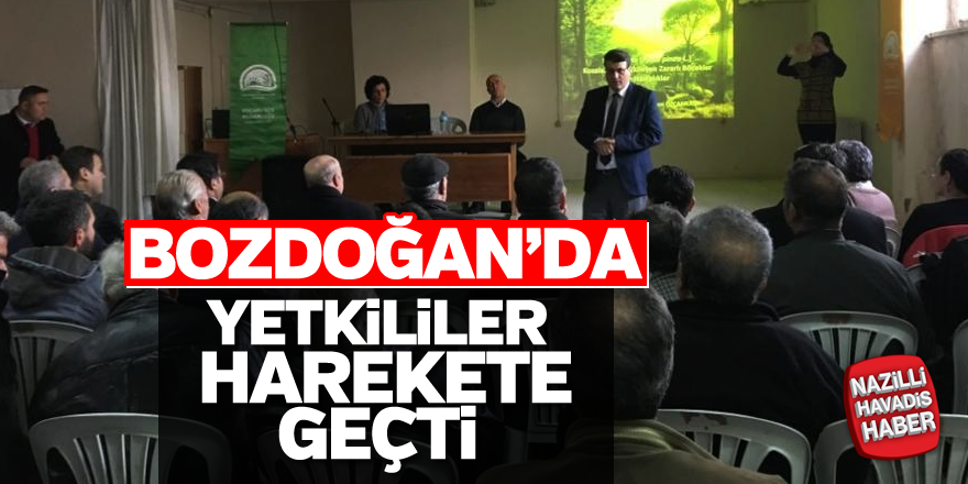 Bozdoğan'da yetkililer harekete geçti