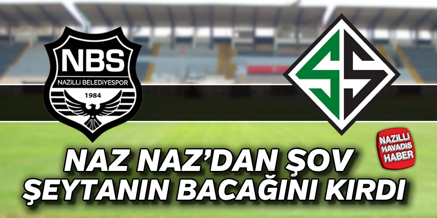 Nazilli Belediyespor : 3 - Sakaryaspor : 0