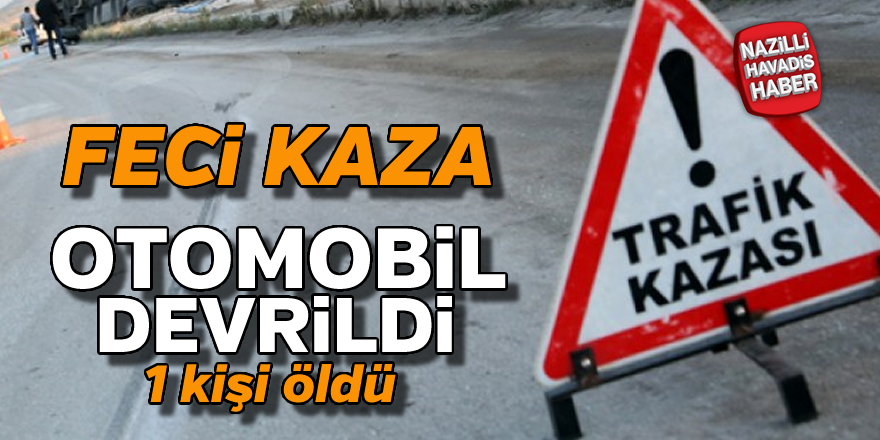 Feci kaza ! Otomobil devrildi