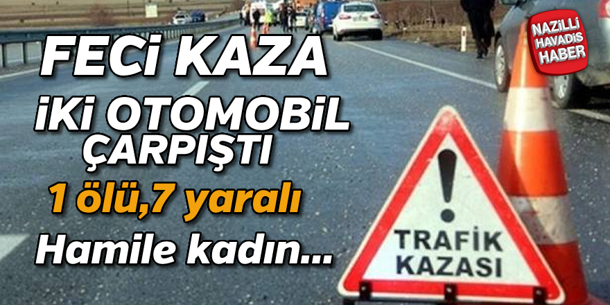 Feci kaza ! İki otomobil çarpıştı..