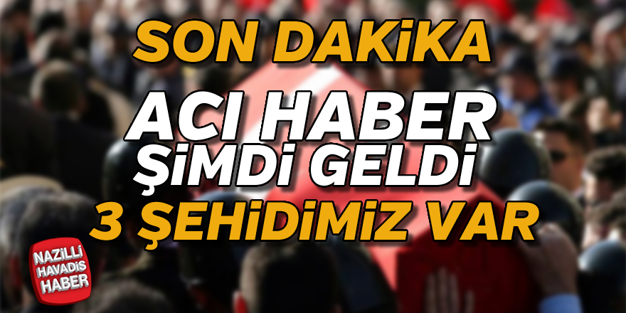 Acı haberi Başbakan Yıldırım verdi : 'Afrin'de 3 şehit'